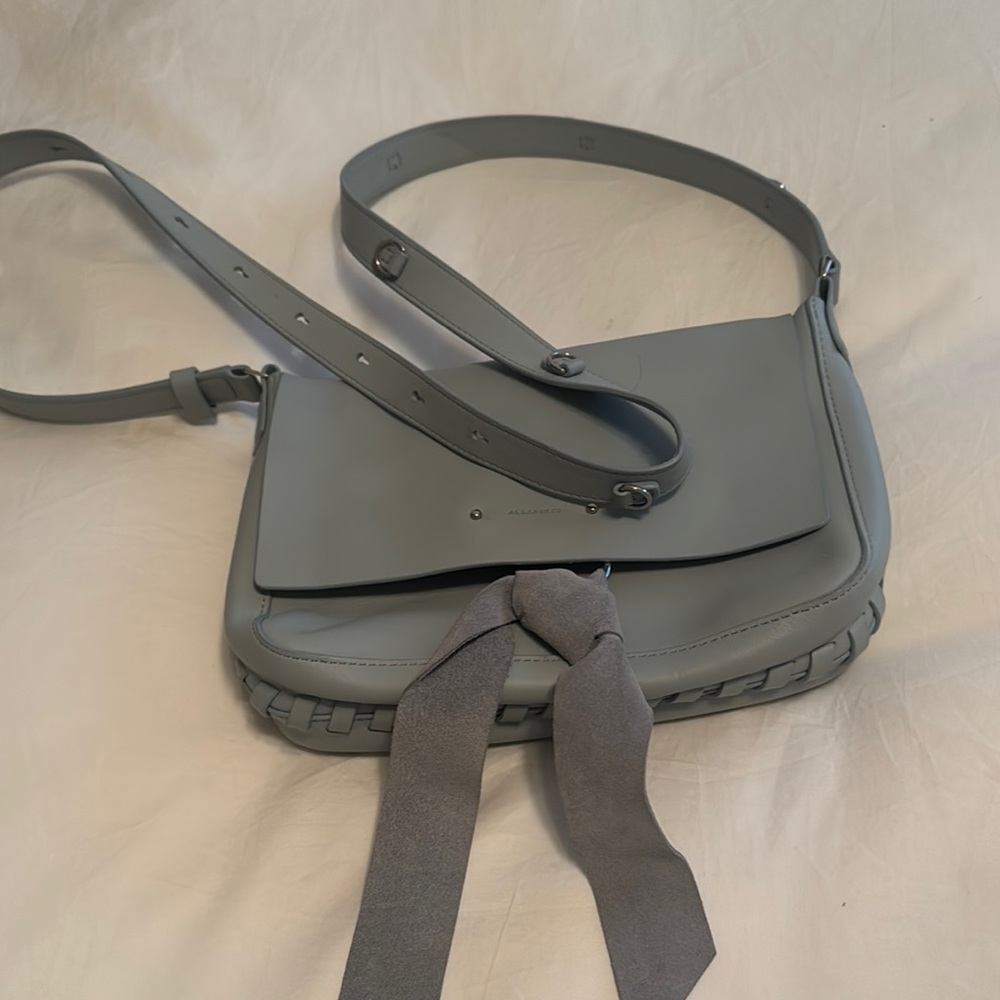 NWOT All Saints Baby Blue  Women's Crossbody Bag